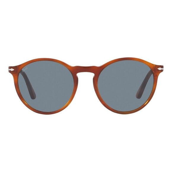 New PERSOL Havana Round PO3285S 96/56 Sunglasses Women - Picture 2 of 4